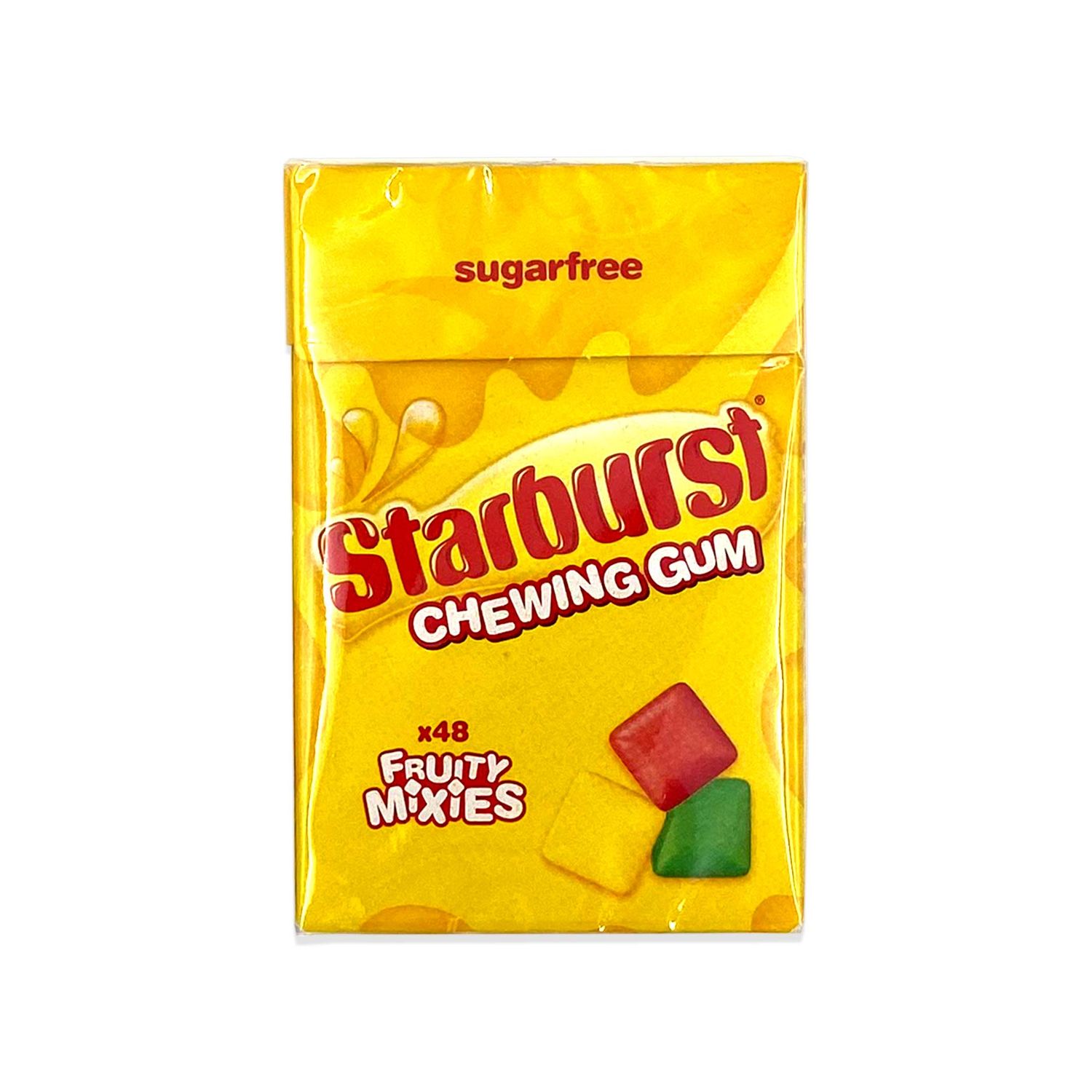 Fruity Mixies Chewing Gum Sugar Free Handy Box 33.1g Starburst